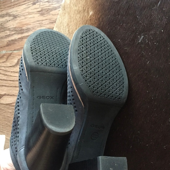 Black Callie 1 Peep Toe Boots/Booties - Picture 7 of 8